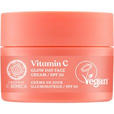 Natura Siberica Oblepikha C-Berrica rozświetlający krem do twarzy z filtrem SPF20 i witaminą C 50ml