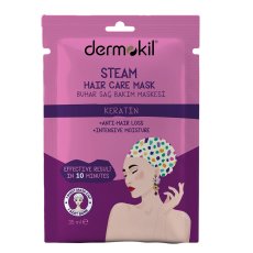 Dermokil, Keratin Steam Hair Care Mask keratynowa maska ​​do pielęgnacji włosów 35ml