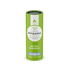 Ben&amp;Anna, Přírodní deodorant na bázi přírodní sody, kartonová tyčinka Persian Lime 40g