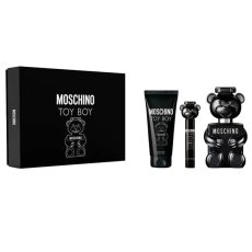 Moschino Toy Boy set parfémová voda 100ml + tělový gel 100ml + parfémová voda ve spreji 10ml