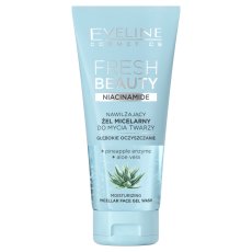 Eveline Cosmetics, Fresh Beauty hydratační micelární gel na mytí obličeje s niacinamidem 150ml