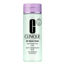 Clinique All About Clean™ Liquid Facial Soap Mild tekuté mydlo na tvár pre zmiešanú pleť 200 ml