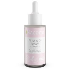 Nacomi, Almond Oil Serum serum na końcówki włosów z olejem ze słodkich migdałów z pipetą 50ml