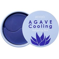 Petitfee, Agave Cooling Hydrogel Eye Mask hydratačné a osviežujúce hydrogélové očné vankúšiky s extraktom z agáve a bobúľ 60ks.