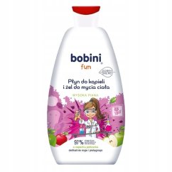Bobini, Fun płyn do kąpieli i żel do mycia ciała o zapachu jabłuszka 500ml