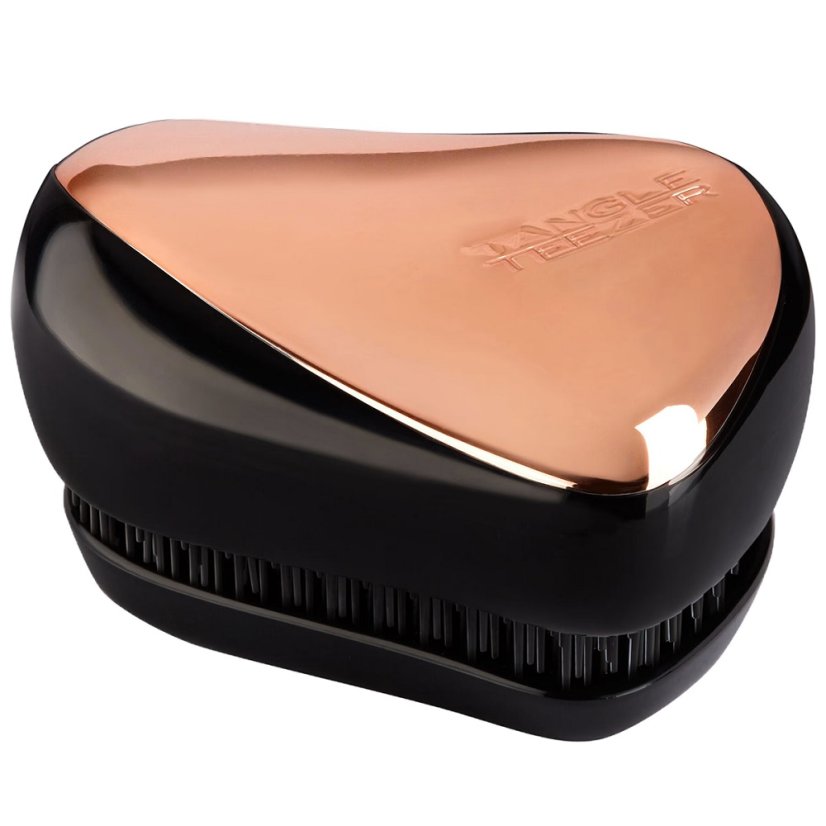 Tangle Teezer, kompaktný štýlový kefa na vlasy Rose Gold Black