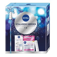 Nivea Zestawy kosmetyków dla kobiet Hyaluron Heroes kit výplňové sérum 15ml + denní krém proti stárnutí SPF30 50ml + hydratační balzám na rty 4,8g