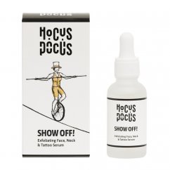 Hocus Pocus, Show Off! mikro-exfoliačné sérum na tvár, krk a tetovanie 30ml