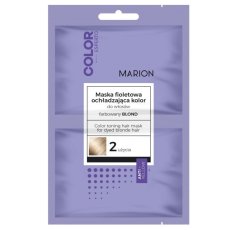 Marion, Color Esperto maska fioletowa ochładzająca kolor do włosów farbowanych na blond 2x20ml