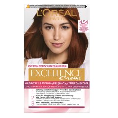 L'Oreal Paris, Excellence Creme dye na vlasy 4.54 Mahagónová-medená hneďá