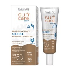 Floslek, Sun Care Derma City BB zmatňujúci krém SPF50+ Oil-Free 30ml