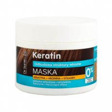Dr. Sante, Keratin Mask maska odbudowująca struktury włosów matowych i łamliwych 300ml
