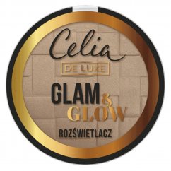 Celia, De Luxe Glam&Glow rozświetlacz 106 Gold 9g