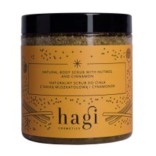 HAGI_Prírodný telový peeling s muškátovým orieškom a škoricou 300g
