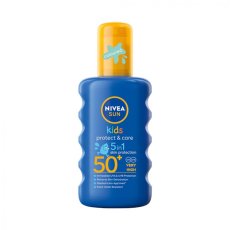 Nivea, Sun Kids Protect & Care nawilżający spray ochronny na słońce dla dzieci SPF50 200ml