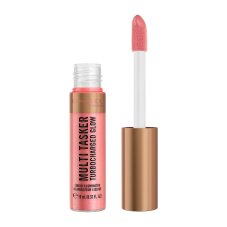 Rimmel Multi Tasker Turbocharged Glow rozjasňující tekutá rtěnka 002 Rosy Rebel 10 ml