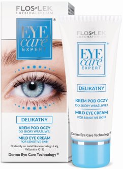 Floslek, Eye Care Expert jemný očný krém pre citlivú pleť 30ml