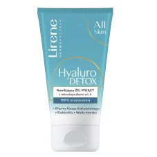 Lirene Hyaluro Detox Moisturising washing gel with vitamin E microcapsules 150ml