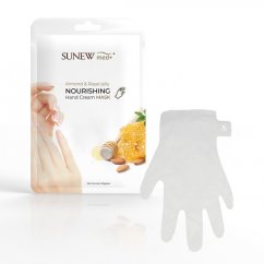 SunewMed+, Výživná krémová maska na ruce Hydratační maska na ruce Mandle a mateří kašička