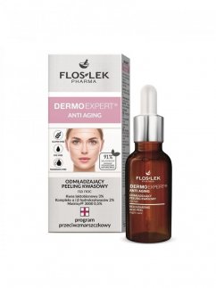 Floslek, Dermo Expert Anti Aging omladzujúci nočný kyslý peeling 30ml