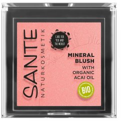Sante, minerálna rúž prírodná minerálna rúž 01 Mellow Peach 5g