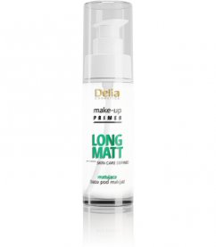 Delia, Podkladová báza pod make-up Long Matt Skin Care Defined mattifying make-up base 30ml
