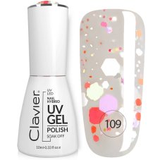 CLAVIER_Luxury Nail Hybrid UV Gel lak na nechty 109 Lemon Shot 10ml