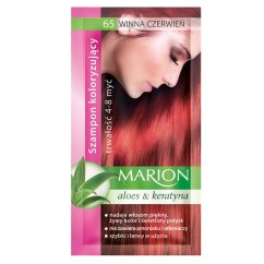 Marion, Farbiaci šampón 4-8 umytí 65 Vínovo červená 40ml