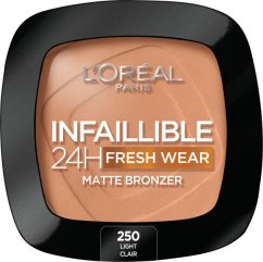 L'Oréal Paris, Infaillible 24H Fresh Wear Soft Matte Bronzer matujúci bronzer na tvár 250 Light 9g