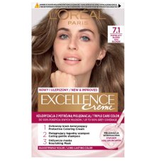 L'Oreal Paris, Excellence Creme vlasy dye 7.1 Ash Blonde