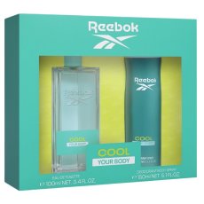 Reebok, Cool Your Body Women zestaw woda toaletowa spray 100ml + dezodorant spray 150ml