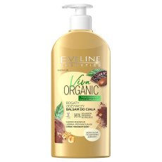 Eveline Cosmetics, Viva Organic bogaty odżywczy balsam do ciała Masło Kakaowe + bioOlej Arganowy 350ml