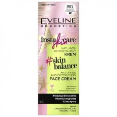Eveline Cosmetics Insta Skin Care matující a detoxikační krém pro smíšenou a mastnou pleť s nedokonalostmi 50ml