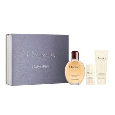 Calvin Klein Obsession for Men sada toaletní voda ve spreji 125 ml + voda po holení 100 ml + deodorant 75 ml