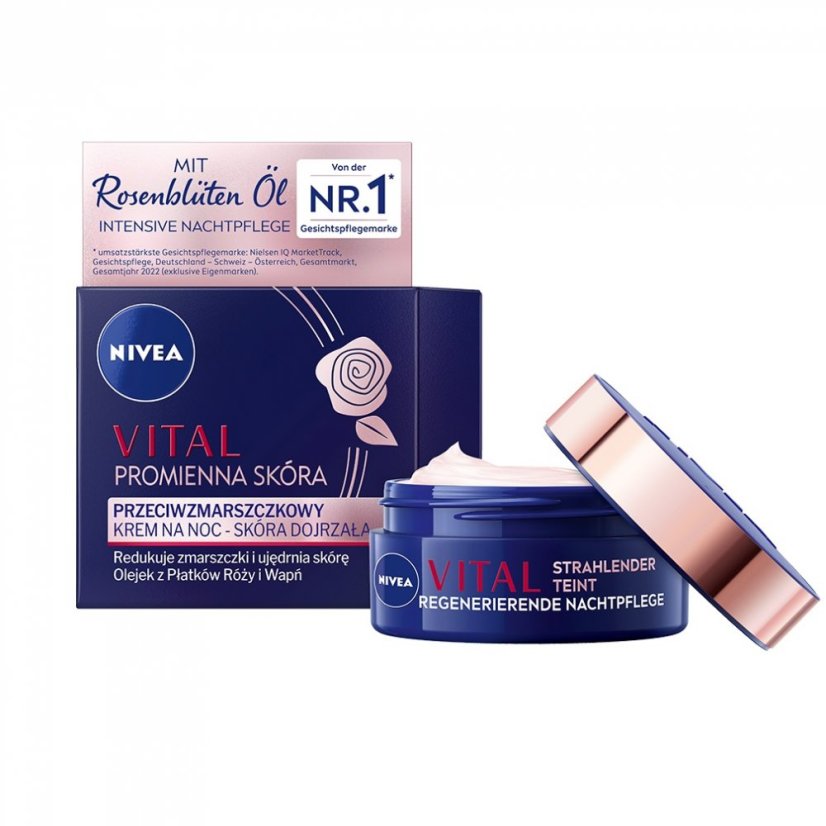 Nivea, Nočný krém proti vráskam Vital Radiant Skin 50ml