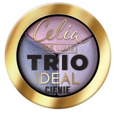 Celia, De Luxe Trio Ideal prasowane cienie do powiek 301 4g
