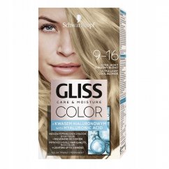 Gliss, Starostlivosť o farbu a vlhkosť vlasy farbivo 9-16 Ultra Light Cool Blonde
