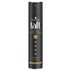 Taft, lak na vlasy Power &amp; Fullness Mega Strong 250 ml