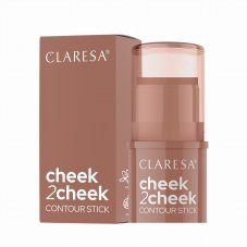 Claresa, Cheek 2 Cheek bronzer stick 01 Neutral Sand 6g