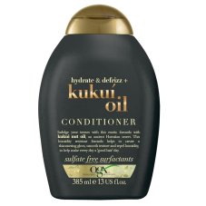 OGX, Hydrate & Defrizz + Kukui Oil Conditioner hydratačný kondicionér s olejom z orechov kukui 385ml