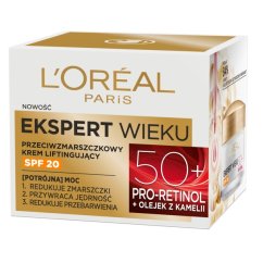 L'Oréal Paris, Ekspert Wieku 50+ przeciwzmarszczkowy krem liftingujący na dzień SPF20 50ml
