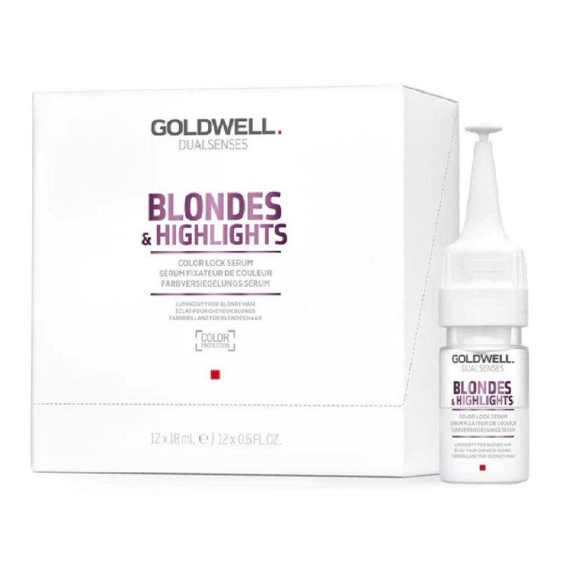 Goldwell, Dualsenses Blondes&Highlights Color Lock Serum intenzívne sérum na farbené vlasy 12x18ml