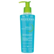 Bioderma, Sebium Gel Moussant antybakteryjny żel do mycia twarzy do cery tłustej i mieszanej 200ml