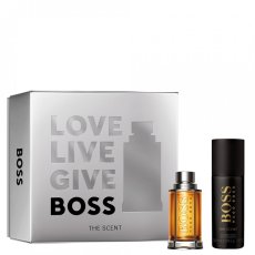 Hugo Boss, The Scent For Man sada toaletní voda ve spreji 50ml + deodorant ve spreji 150ml