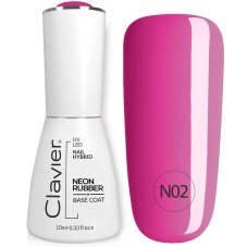 CLAVIER_Luxury Nail Neon Rubber Base N02 10ml