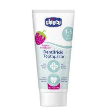 Chicco, Zubná pasta bez fluóru s jahodovou príchuťou 1-5l 50ml