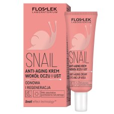 Floslek Slimákový krém proti starnutiu očí a pier 30ml