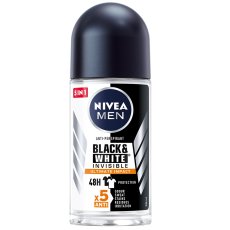 Nivea, Pánsky antiperspirant Black&White Invisible Ultimate Impact roll-on 50 ml