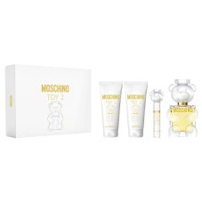 Moschino, Toy 2 set parfumovaná voda 100ml + sprchový gél 100ml + telové mlieko 100ml + parfumovaná voda v spreji 10ml