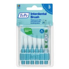 TePe, Originálne medzizubné kefky 0,6 mm modré 6ks.